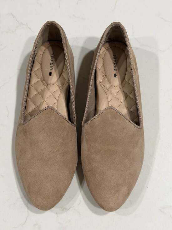 Birdies Shoes - Birdies The Starling Latte Suede Leather Slip on Loafer Comfort Shoes Size 6.5